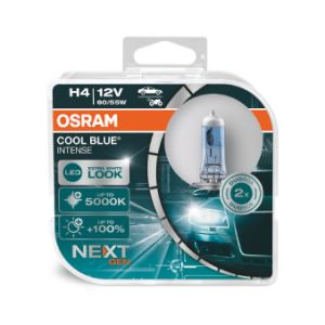 Крушки H4 OSRAM COOL BLUE INTENSE - 2 броя - XENON ефект